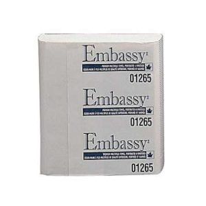 Kruger 01265 Embassy Supreme Universal Multi-fold Paper Hand Towels White 250/ Sleeve - Sold Per Case of 12 Sleeves