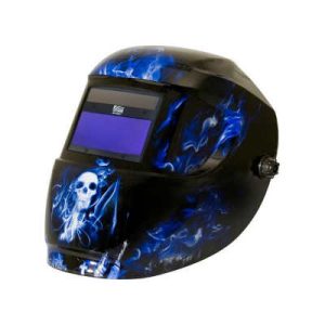 ArcOne 4500V-0141 Carrera Welding Helmet Blue Doom Shell With 4500V Lens