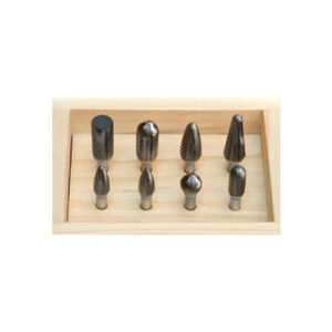 8 Piece Double Cut 1/4 Shank Carbide Burr Set #6