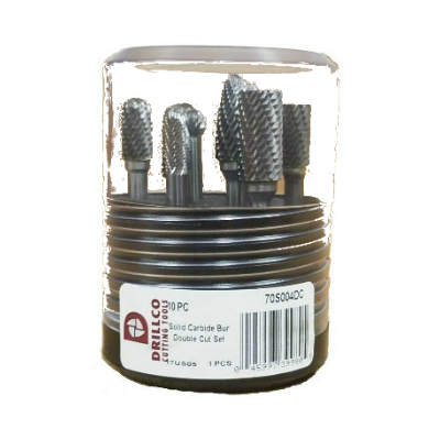 10 Piece Double Cut Carbide Burr Set #4 