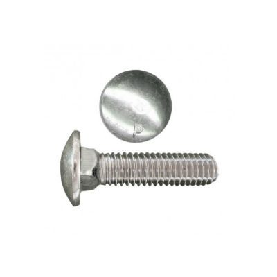 thumbnail image 2 of 50 Pcs 3/8-16 X 6" Carriage Bolts & Nuts | Hot Dipped Galvanized Steel | Heavy Duty 2 of 14