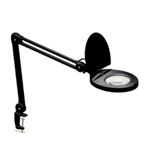 Dainolite DIM10A-5D-BK LED Magnifier Black 5D Lens With Bracket