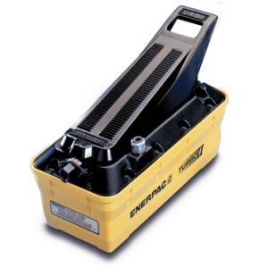 Enerpac PATG-1102N Turbo II Air Hydraulic Pump With 3 Way Treadle Valve For Use With Single-acting Cylinders