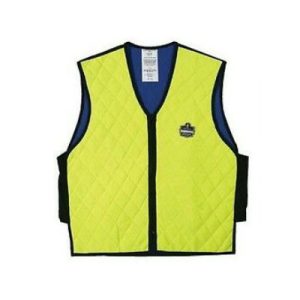 Ergodyne 6665 Medium Chill Its Lime / Yellow Evaporative Wet Cooling Vest