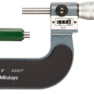 Mitutoyo 193-213 Digit Outside Micrometer Mechanical 2-3 Inch .0001 Inch