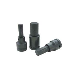 Gray PB2632 3/4 Inch Drive 1 Inch Hex Head Black Impact Socket 2 Inch Long Bit