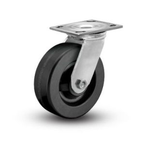 Tuff Grade TGC-50400-S Swivel 4 Inch X 2 Inch Black Phenolic Wheel Caster 550 LB Capacity