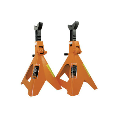 Strongarm 032243 856A 6 Ton Heavy Duty Jack Stands Ratcheting Style