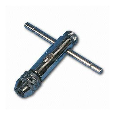 T Handle Tap Wrench, Ratchet, 7/32-1/2 In