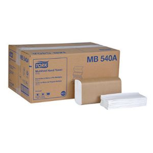 SCA Tork Universal Multi-fold Paper Hand Towels White 250/ Sleeve MB540A 16/Cs
