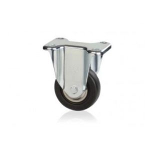Darcor 12-23RH 3 Inch X 1 Inch Hard Rubber Wheel Rigid Caster 125 LB Capacity