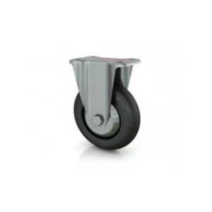 Darcor 16-64R-XD 4 Inch Neoprene Rubber Wheel Rigid Caster 225 LB Capacity