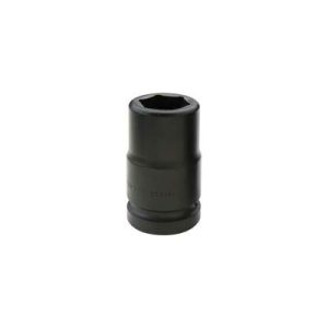 Gray 17-648 1 Inch Square Drive 6 Point 1 1/2 Inch Black SAE Deep Impact Socket