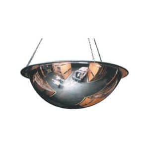 31 Inch 360 Degree Open Top Full Dome Safety Mirror With Chain