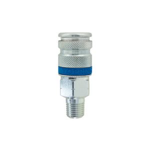 Topring 20.666 3/8 NPT Male Pipe Quicksilver Zinc Plated Automatic 1/4 Industrial Coupler