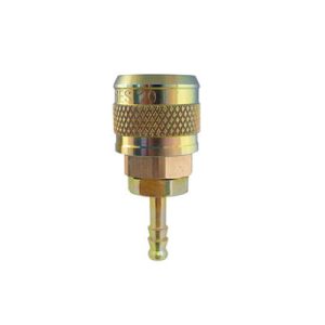 Topring 20.744 1/4 Hose Barb Automax Brass Automatic 1/4 Industrial Coupler