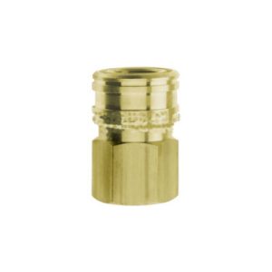 Topring 28.883 1/2 NPT Female Pipe Brass Manual Industrial Straight Through Couplers