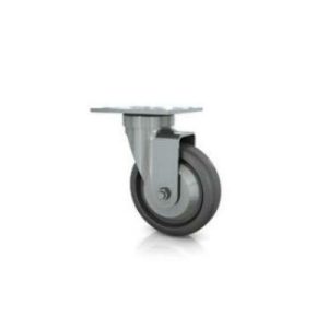 Darcor 31-76-PSE 6 Inch X 1-3/8" Solid Elastomer Rubber Wheel Swivel Caster 600 LB Capacity