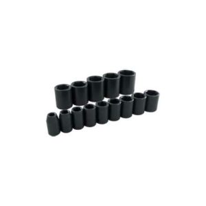 Gray 35064 1/2 Inch Drive 14 Piece 6 Point Standard Impact SAE Socket Set