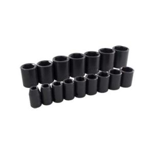Gray 35066 1/2 Inch Drive 16 Piece 6 Point Standard Impact SAE Socket Set