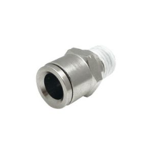 Topring 39.110 5/32 OD X 1/4 NPT Male Pipe Topfit Nickel Plated Brass Connector