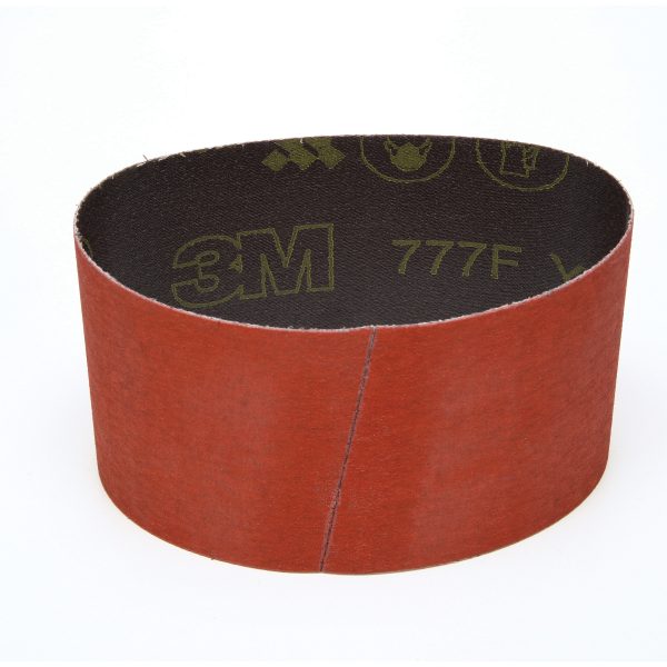 3M 777F AB84307 3 1/2 X 15 1/2 120 Grit YF Weight Cloth Belt 7000118390 - Image 2