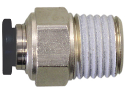 Topring 42.165 12mm OD X 3/8 BSPT Male Pipe Topfit Polymer Push-to-Connect Connector