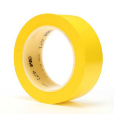 3M 471 24mm X 33m Heavy Duty Vinyl Tape Yellow 7000047468 | SB Simpson ...