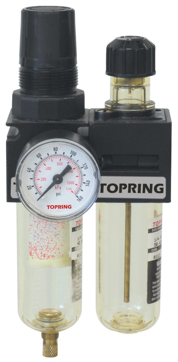 Topring 50.620 Modulair 1/4 Mini F/R+L Unit Manual Polyurethane W/ Gauge
