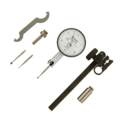 Mitutoyo 513-412-10E Dial Test Indicator Basic Set Horizontal Type .03In / .0005In