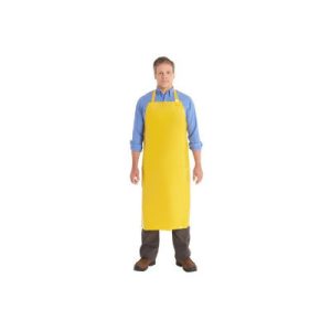 Ansell 56-801 AlphaTec Endurosaf Yellow Polyurethane Bib-Style Apron 35In X 50In SAF-50Y