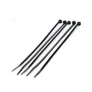 Tuff Grade A-18-120-0-L 18 Inch UV Black Heavy Duty Nylon Cable Tie 50/Pk