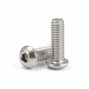 1/4-20 X 5/8 Button Head Socket Cap Screw 18-8 Stainless Steel