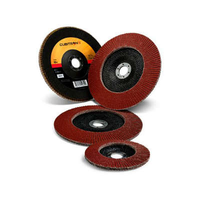 3M 967A 5 X 5/8-11 60 Grit Cubitron II Ceramic Flap Disc AB86718 7000148199