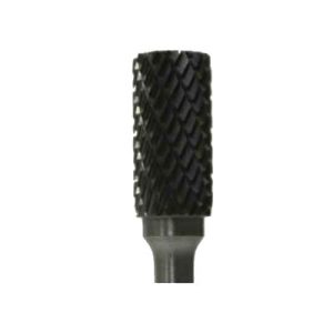 Tuff Grade SA-3-IDI Cylindrical Double Cut Carbide Burr 3/8 DIA 1/4 Shank