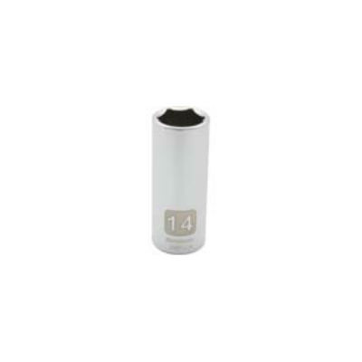 Dynamic D003209 1/4 Inch Drive 6 Point 9 mm Deep Chrome Metric Socket