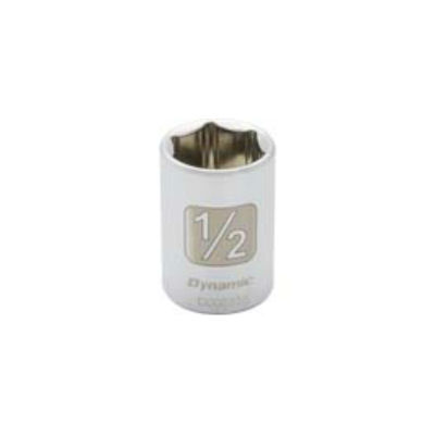 Dynamic D003303 1/4 Inch Drive 6 Point 5/32 Inch Chrome SAE Socket