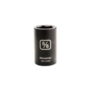 Dynamic D014314 1/2 Inch Drive 7/16 6 Point Impact Socket