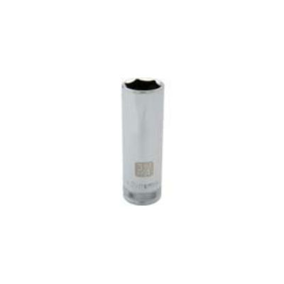 Dynamic D015614 1/2 Inch Drive 7/16 12 Point Deep Chrome Socket
