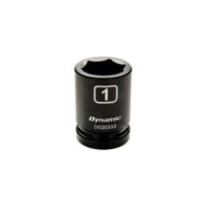 Dynamic D020336 3/4 Inch Drive 1 1/8 6 Point Impact Socket