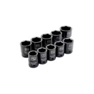 Dynamic D021000 3/4 Inch Drive 10 Piece 6 Point Standard Impact SAE Socket