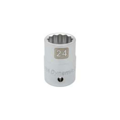 Dynamic D022132 3/4 Inch Drive 32 mm 12 Point Chrome Socket