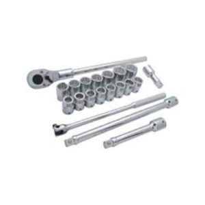 Dynamic D023001 3/4 Inch Drive 20 Piece 12 Point Standard Metric Socket Set