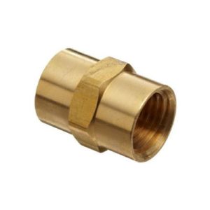 1/2 Brass Female NPT Pipe Coupling