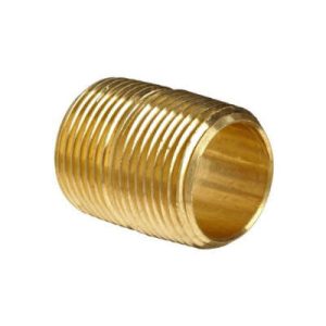 3/4XClose Female NPT Brass Pipe Nipple