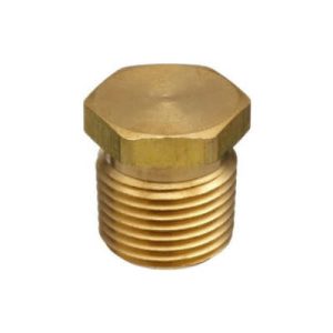 1/2 Male NPT Brass Pipe Plug Hex Head