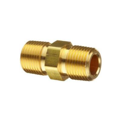 3/4X1/2 Male NPT Reducing Brass Hex Nipple