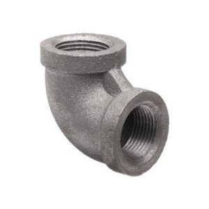1/4 NPT 90 Degree Female Pipe Elbow Black Malleable 150 Lb Schedule 40