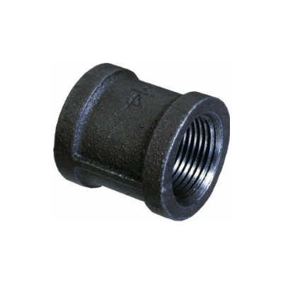 3/8 NPT Female Pipe Coupling Black Malleable 150 Lb Schedule 40