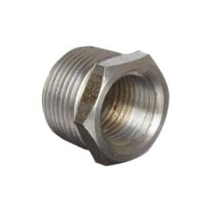 3/4 X 1/4 NPT Male to Female Pipe Hex Bushing Black Malleable 150 Lb Schedule 40